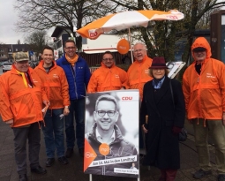Auftakt Infostand Kapellen